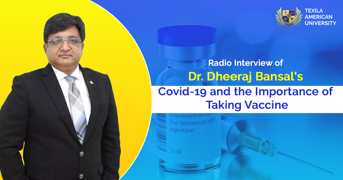 Radio Interview on Covid Vaccination